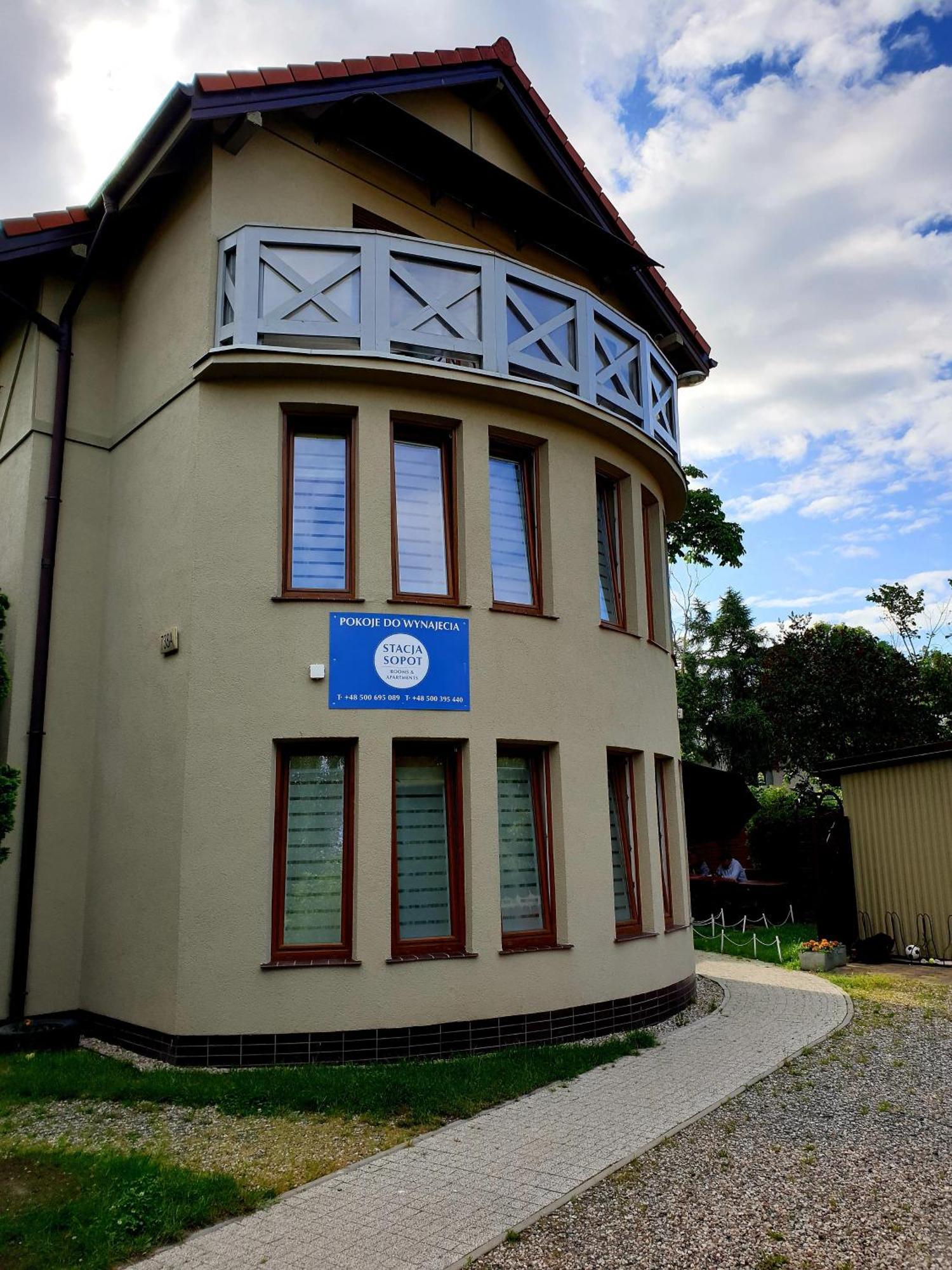Отель Stacja Sopot Pokoje Do Wynajecia Экстерьер фото
